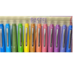 Set van 12 pastelkleurige Paper Mate Flair-viltstiften