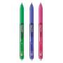 Pack de 12 bolígrafos de gel verde, rosa, violeta Paper Mate Inkjoy