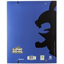 Klepmap Rabbids A4 blauw