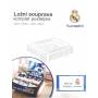 Housse de Couette Real Madrid Joueur + Taie d'Oreiller 140 x 200 cm