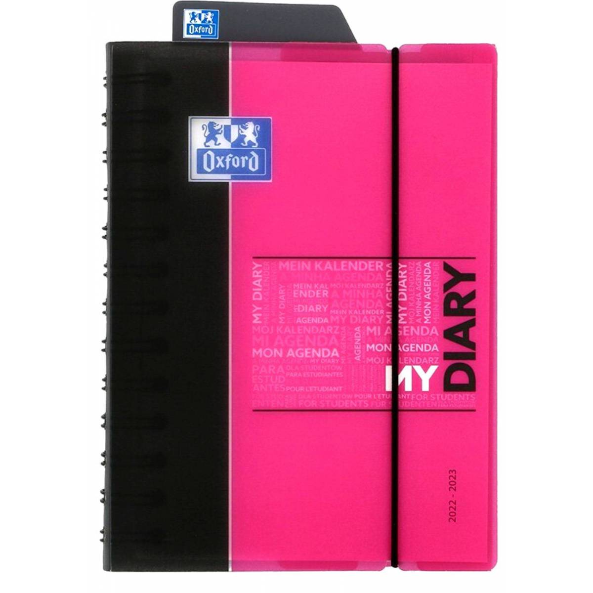 Agenda Oxford Estudiante 2022/2023 Rosa 12x18 cm