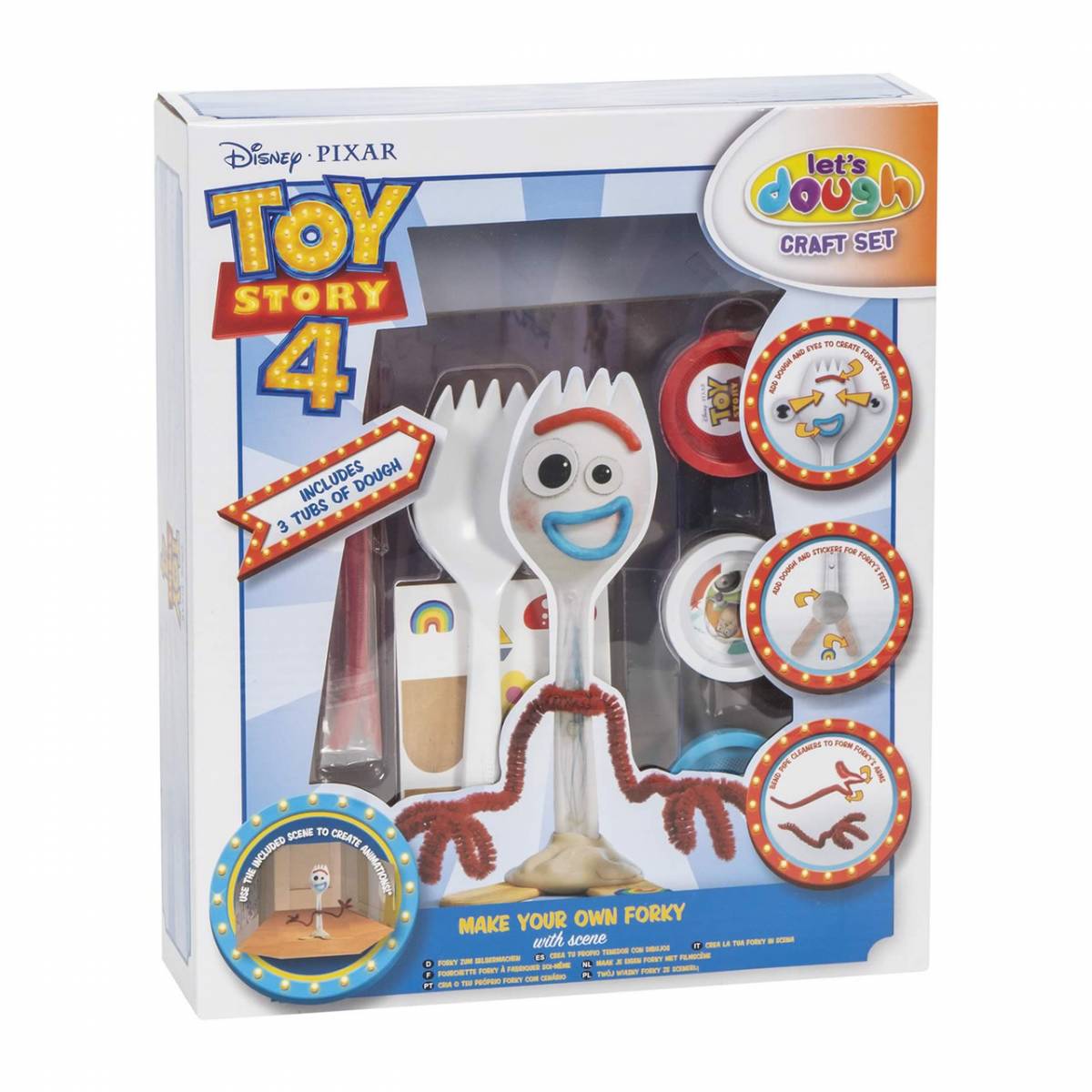 Disney Toy Story 4 Forky Creativity Set Bulk Pack-6, Toy Story Forky Set