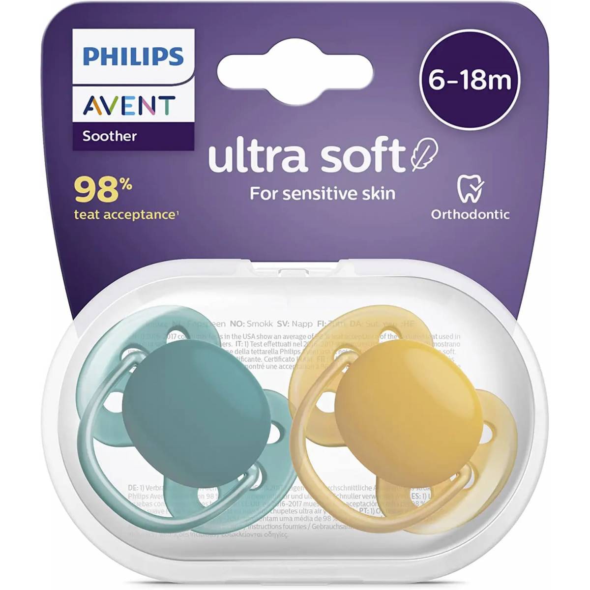 Save on Philips Avent Ultra Air Pacifiers 6-18 Months Order Online Delivery