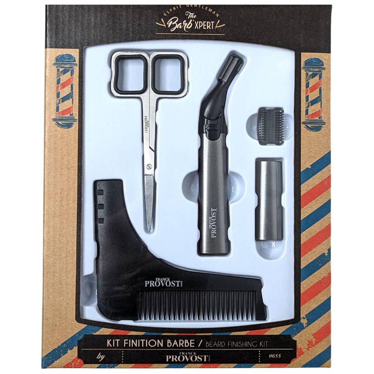 Franck Provost The Barb' Xpert Trimmer Kit de acabado de barba