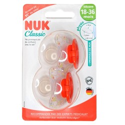 Nuk 18-36 maanden klassieke siliconen fopspenen