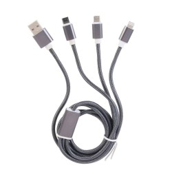 3in1 charger cable Iphone, Usb type-C, Micro USB