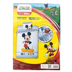 Omkeerbaar Mickey Mouse Dekbedovertrek 140x200 cm + Kussensloop