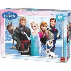 Puzzel Frozen 99 stukjes Elsa haar vrienden