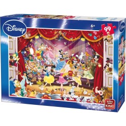 Disney karakter puzzel 99 stukjes KING