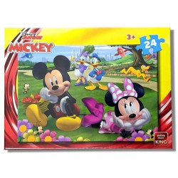 Puzzel Mickey en Minnie 24 stukjes KING