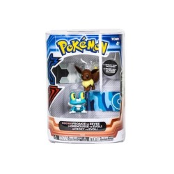 Tomy - Figurines Pokémon - Grenousse vs Evoli