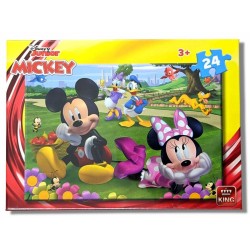 Pack Puzzels Mickey en Minnie 24 stukjes KING