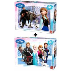 Pack Puzzles Frozen 99 stukjes Elsa haar vrienden