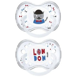 Pack Pacifiers Dodie 18 months + Cities London & New York