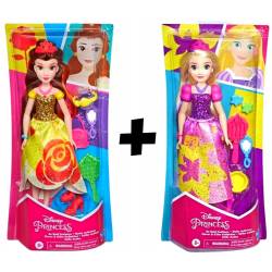 Rapunzel en Belle Disney Princess-poppenpakket