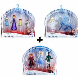 Pack de 3 Cajas de 2 Figuras de Frozen