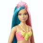 Muñeca Barbie Sirena Rosa/Turquesa 30 cm Dreamtopia