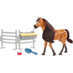 Set Paard beeldje + accessoires, met geluiden Spirit DreamWorks