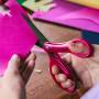 Fiskars Children's Scissors 15cm 10yrs+ Shiny Pink