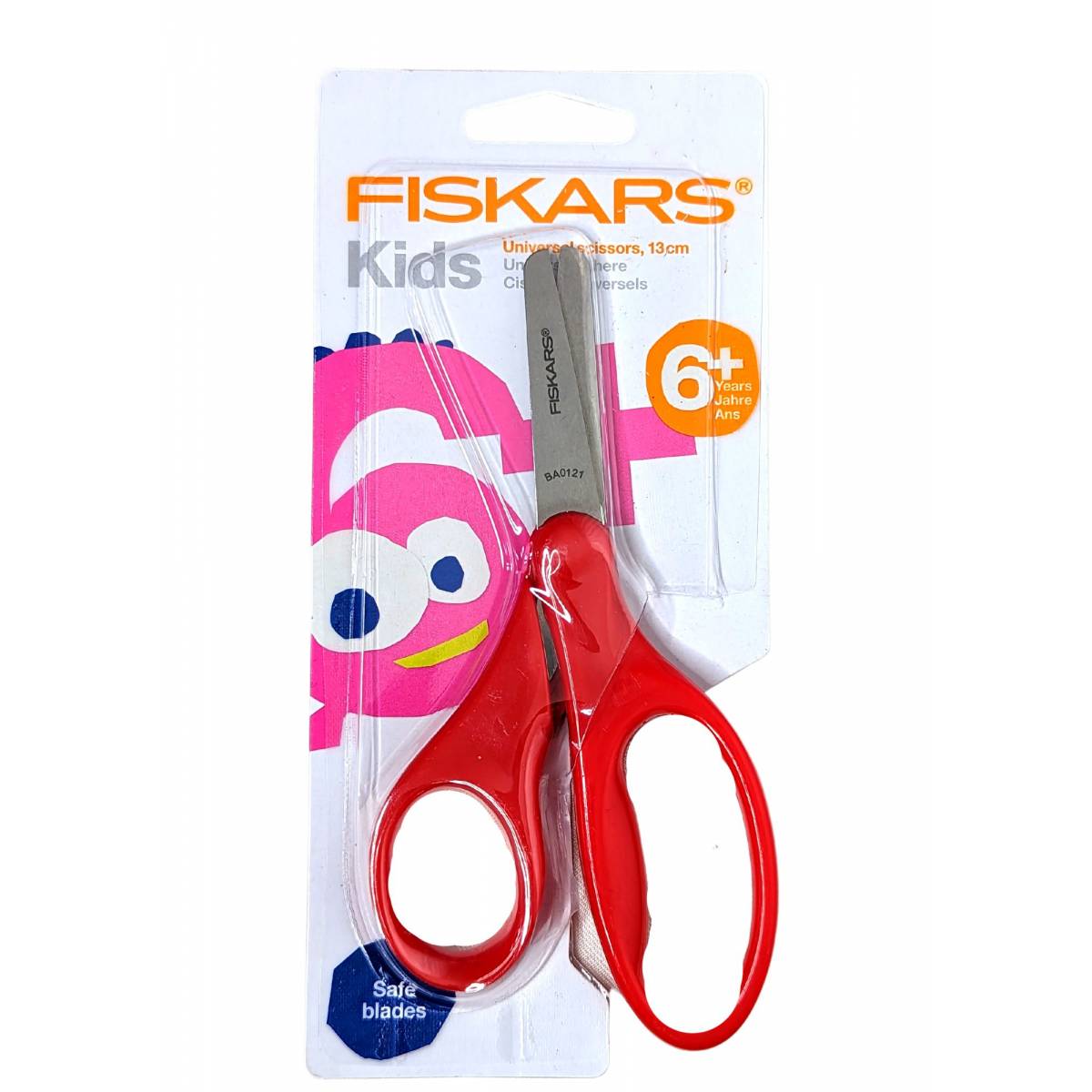 Fiskars Kids scissors 13 cm, red