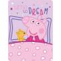 Coperta in pile Peppa Pig Time to Dream 100 x 140 cm