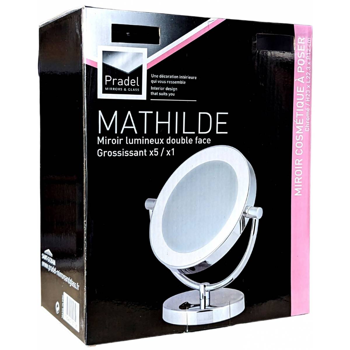 LED Créatif Double Face Beauté Miroir , Pliable intelligent Allumer Miroir  Portable Avec Lumières Pour Maquillage, Mode en ligne