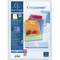 Porte-vues A4 160 Vues Kreacover Exacompta Polypro Semi Rigide