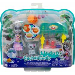 Enchantimals Royal Fabrina Fox and Frisk Secrets of Beauty Doll Set