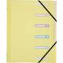 Trieur Exacompta Pastel 6 Compartiments Chromaline Jaune