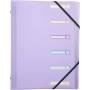 Trieur Exacompta Pastel 6 Compartiments Chromaline Mauve