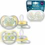 Philips Avent SCF376/01, 2 Chupetes Ultra Air, 18 meses y +