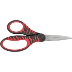 Ciseaux pour enfants 15 cm 8 ans+ Noir et Rouge soft Fiskars