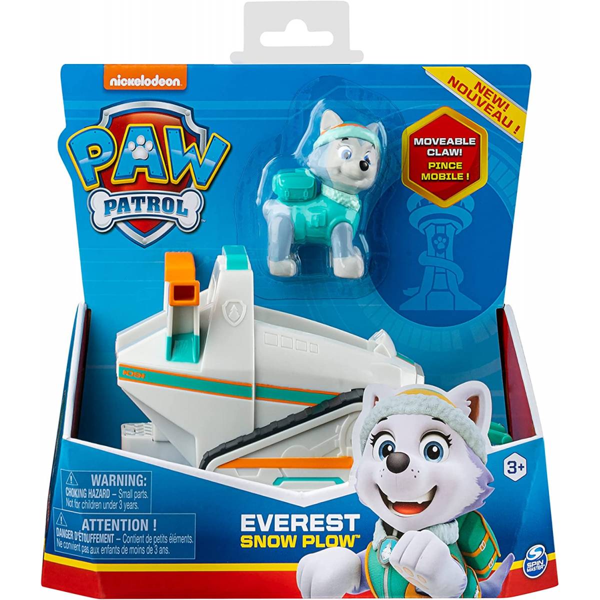 Paw Patrol Everest spazzaneve 16 cm Turchese + figurina