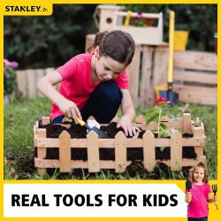 Stanley 64119 - Ensemble d'outils à main de jardin pour enfants