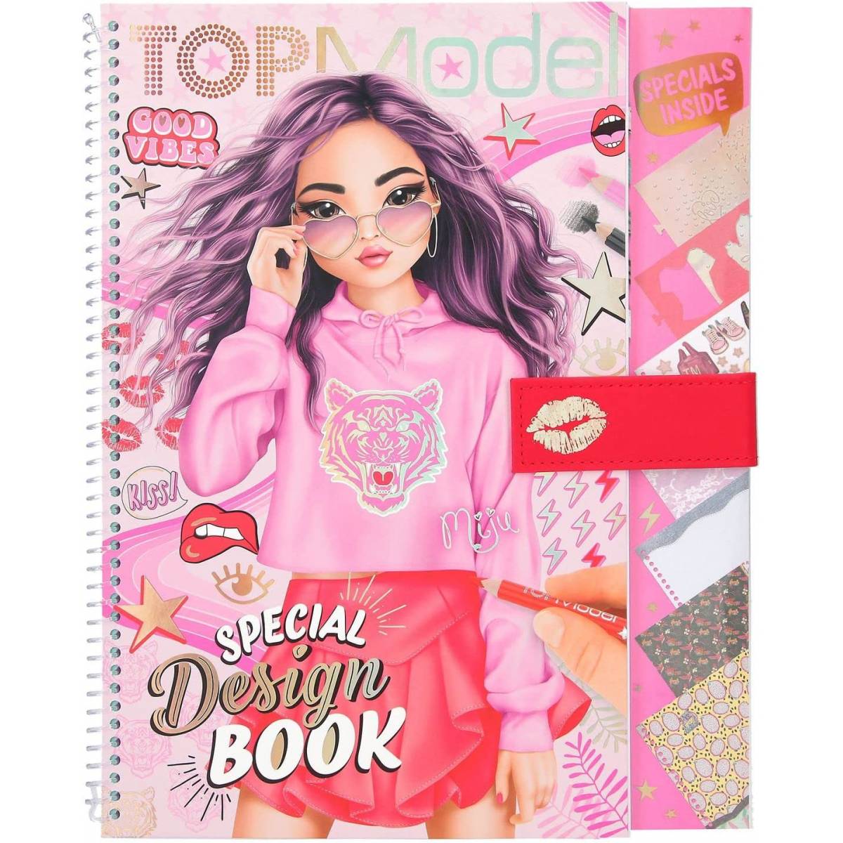 TOPModel Dress Me Up Girl Sticker Book - MaxxiDiscount