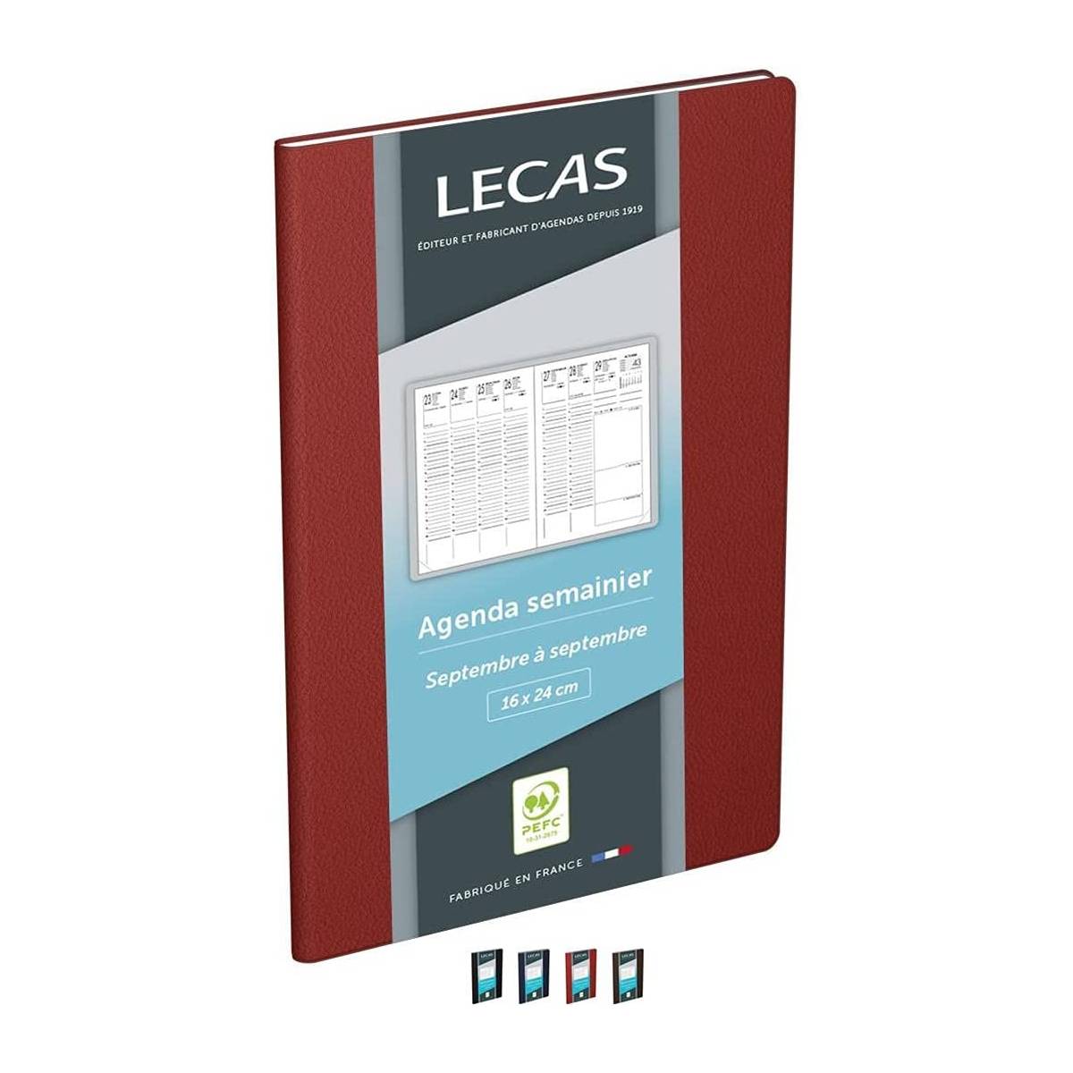 Fin de série:LECAS Agenda de La Banque Large 2024, 180 x 290