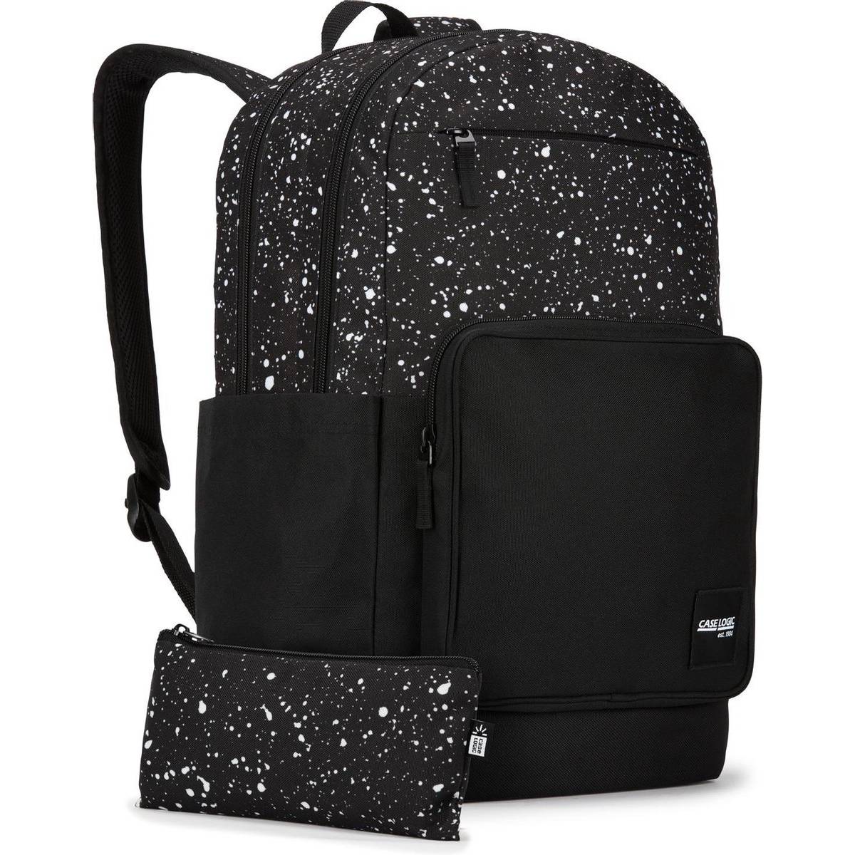 Sac à dos Case Logic Query pour ordinateur portable 15,6" Blanc Splatter / Noir