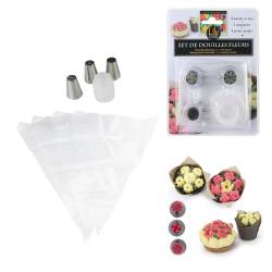 Seringue de pâtisserie - Lily Cook - couleurs assorties - Douilles - Poches  à Douilles - Décorations de gâteaux