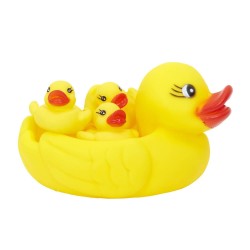 Lot de 4 jouets de bain Tom & Zoé canard / grenouille