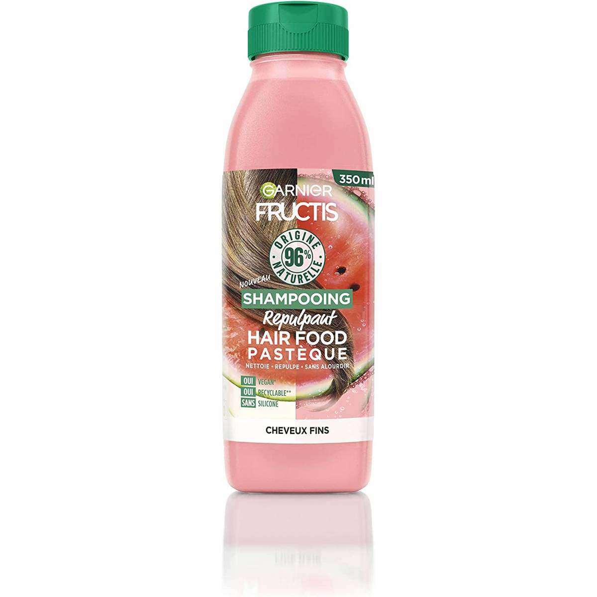 MaxxiDiscount Fructis Food Plumping Shampoo - Hair 350ml Watermelon Garnier