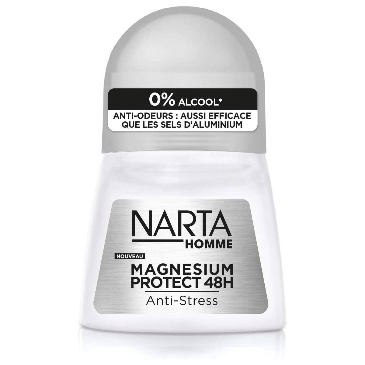 NARTA Homme Desodorante en barra Magnesium Protect Antiestrés 50 ml