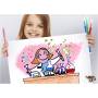 BIC Kids Kid Couleur 24 Feutres de Coloriage - 3 fluos inclus