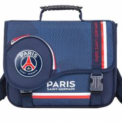 PSG Blauer Schulranzen 41 cm 2 Fächer + 1 Tasche