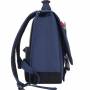 PSG Blauer Schulranzen 41 cm 2 Fächer + 1 Tasche