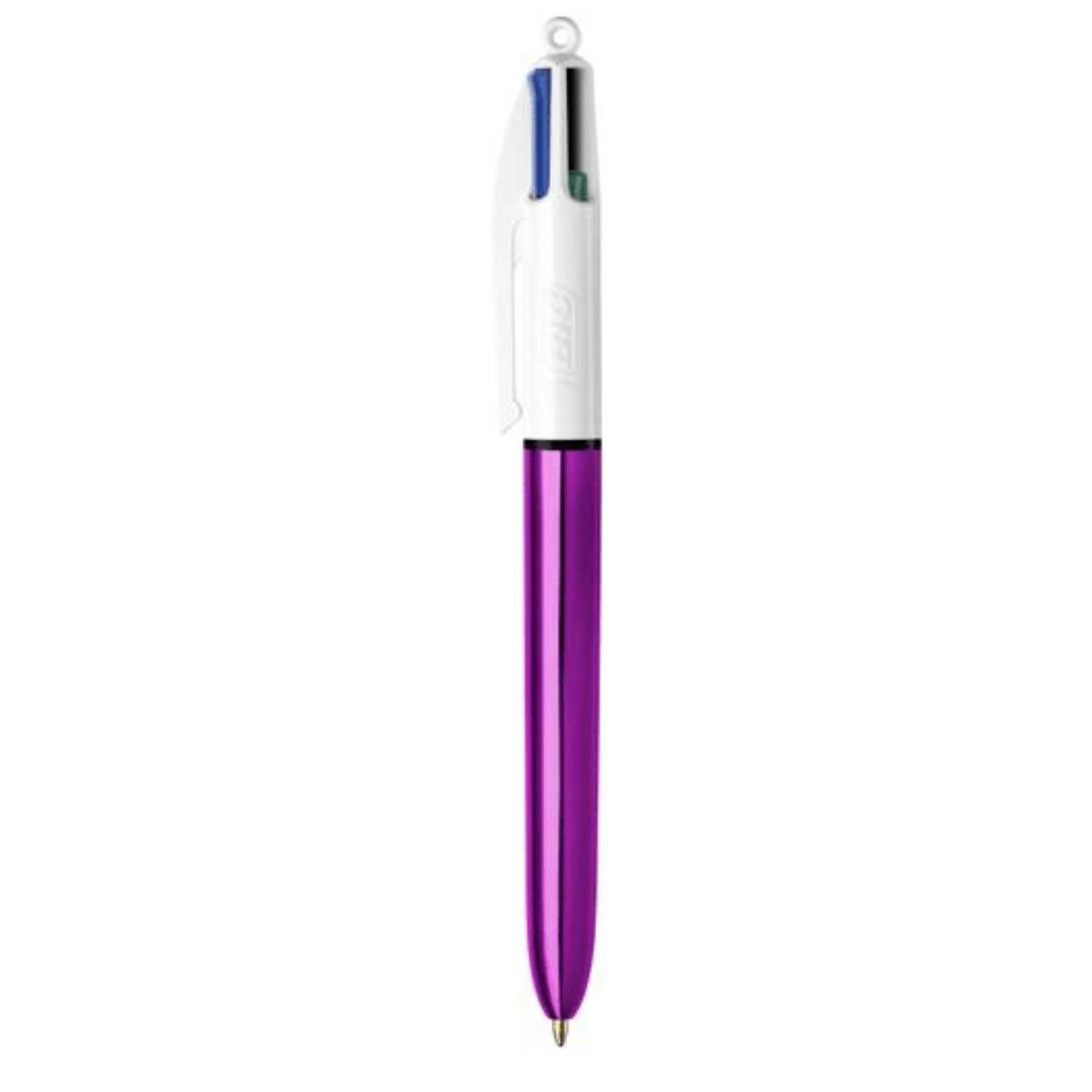 Stylo BIC 4 Couleur Shine Violet