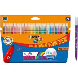 BIC KIDS - Etui de 24 Feutres de Coloriage KID Couleur