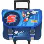 Mochila escolar con ruedas Sonic the blue hedgehog 41 cm 2 compartimentos