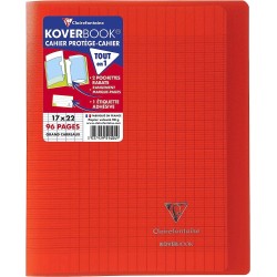 Clairefontaine Cahier Koverbook 96 Pages - 17x22 - Seyes