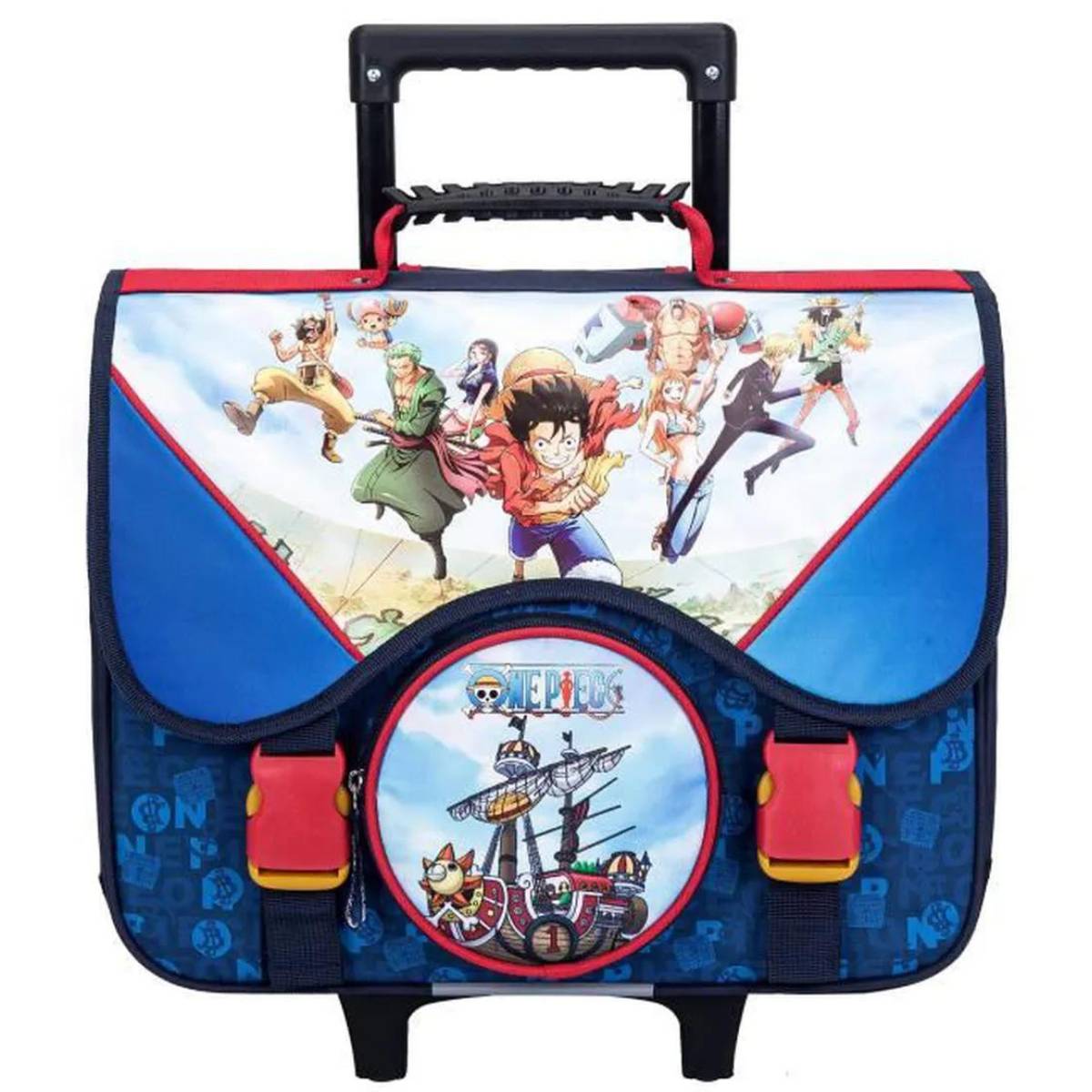 Cartable roulette One Piece 41 cm MaxxiDiscount