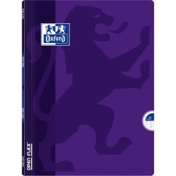 Oxford - Cahier Open Flex Polypro - Grand Carreaux - 24 x 32 cm - 96 Pages